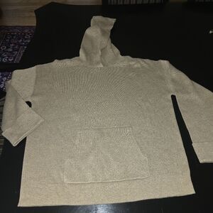 CASLON Camel Tan Knit Hoody XS NWT